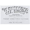 Image 2 : The Original Unused “It Happened All Night” Title Card.