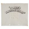 Image 1 : “Porky’s Badtime Story” Original Title Cel with Production Background and