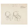Image 1 : A Gabby & Porky “Get Rich Quick Porky” Production Drawing.