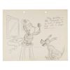 Image 3 : A "Porky's Party" Story Drawing.