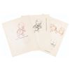 Image 1 : A Set of Three Porky Pig Redesign Sketches.
