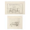 Image 3 : A Trio of Storyboard Panels for “The Film Fan.”