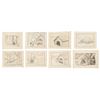 Image 2 : A “Prehistoric Porky” Storyboard Panel Collection.