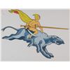 Image 2 : A Thark on Thoat "Warlord of Mars" Cel.