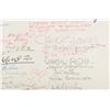 Image 4 : A Goodbye Drawing to Bob Clampett Signed by Schlesinger Staff.