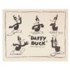 Image 1 : A Daffy Duck Model Sheet.