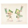 Image 1 : Original Doublemint Gum Advertisement Art.