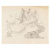 Image 1 : An Old Woman Who Lived in a Shoe Layout Drawing.