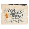 Image 1 : The Original Title Card for “We, the Animals - Squeak!”