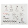 Image 1 : A "Wise Quacking Duck" Mr. Meek Model Sheet.