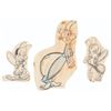 Image 1 : A Trio of “Moth and His Flame” Cut Outs.