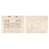 Image 2 : A Pair of Russian Rhapsody Layout Drawings.