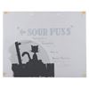 Image 1 : "The Sour Puss" Title and Credits Cel.