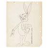Image 1 : A Bugs Bunny Layout Drawing by Bob McKimson.