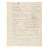 Image 2 : A Page of Hand-Written “Buckaroo Bugs” Gag Ideas.