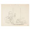 Image 1 : A Storyboard Drawing from “Elmer’s Pet Rabbit.”