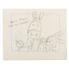 Image 5 : A Collection of Bugs Bunny and Daffy Duck Storyboard Panels.