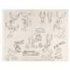 Image 1 : An Early Bugs Bunny Model Sheet Photo Print.