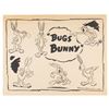 Image 1 : A 1940s Photostat Model Sheet of Bugs Bunny.