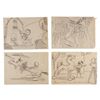 Image 17 : A Collection of "It's A Grand Old Nag" Storyboard Drawings.