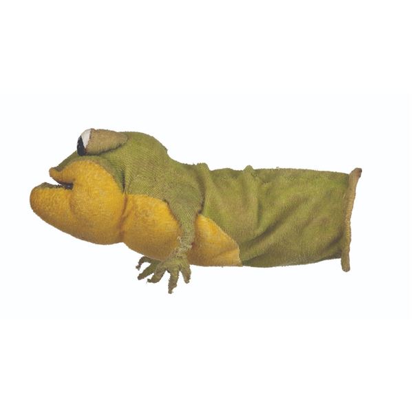 A Frog Puppet From “Time for Beany.”