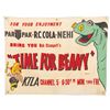 Image 1 : A Nehi Soda “Time for Beany” Promotional Banner.