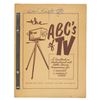 Image 1 : Bob Clampett’s Personal Copy of "The ABC's of TV" Book.