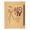 Image 3 : Bob Clampett’s Personal Copy of "The ABC's of TV" Book.