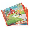 Image 1 : A “Time for Beany” Tray Puzzle Test Print Collection.