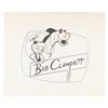 Image 1 : The Original Line Art for Bob Clampett’s Logo.