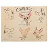 Image 2 : A "Careless the Mexican Hairless” Model Sheet.