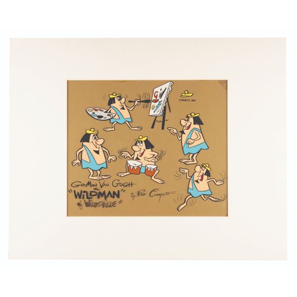 A “Go Man Van Gogh” Color Model Cel.