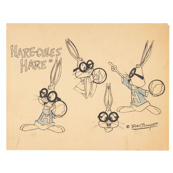 A "Harecules Hare” Model Sheet.