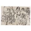 Image 9 : A "King" Kirby Portfolio Signed by Jack Kirby to Clampett.