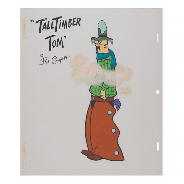 A Tall Timber Tom Hand-Painted Cel.