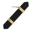 Image 4 : Vintage 14k Gold Black Onyx Bar Pin Brooch Accented w/ 0.42 ctw Diamond 2 Arrows