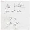 Image 2 : The Only Way - New York by Kostabi Original
