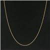 Image 5 : Vintage Vieri Italian 18K Yellow Gold 27.5" 2.6mm Rope Link Chain Necklace