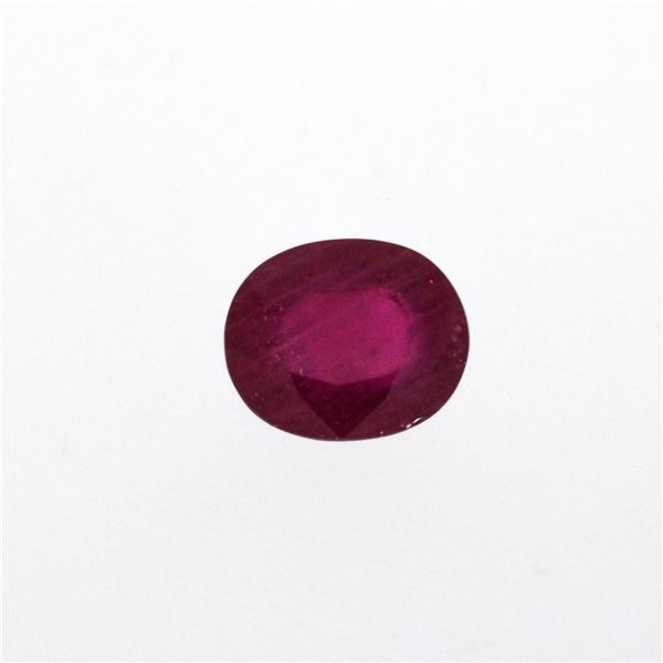 6.56 ctw Oval Cut Natural Ruby
