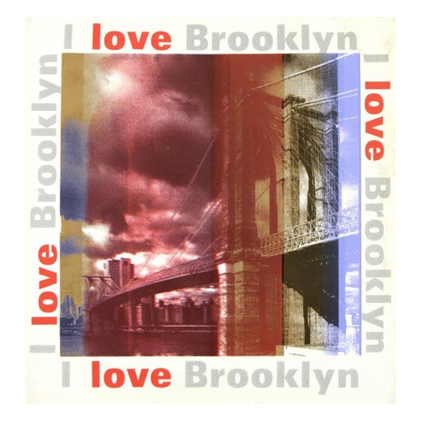I Love Brooklyn by Steve Kaufman (1960-2010)