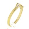 Image 7 : NEW 14k Yellow Gold .26 ctw Round Prong Diamond Curved Stackable Wedding Band Ri