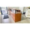 Image 3 : L SHAPED 96"W X 80"L 4 DRAWER LOCKING RECEPTION DESK WITH KEYS