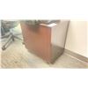 Image 4 : CHERRY COLORED 70"W X 36"D X 29"H 6 DRAWER OFFICE DESK WITH KEYBOARD TRAY, CHERRY COLORED 3 TIER