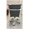 Image 4 : CHERRY COLORED 70"W X 36"D X 29"H 6 DRAWER OFFICE DESK WITH KEYBOARD TRAY & A