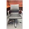 Image 5 : CHERRY COLORED EXECUTIVE L SHAPE 71"W X 95"D X 66"H 3 DRAWER OFFICE DESK WITH HUTCH, CHERRY COLORED