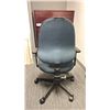 Image 6 : DARK WOODEN OVAL 70"W X 36"D X 29"H POWER READY OFFICE DESK, DARK WOODEN 2 DRAWER