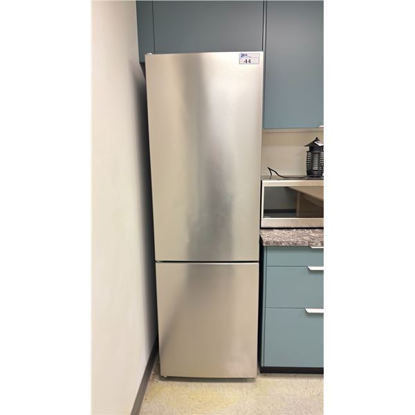 STAINLESS STEEL  24"W X 24"D X 73"H REFRIGERATOR WITH BOTTOM FREEZER
