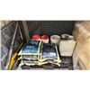 Image 1 : 5 BAGS OF JET BLUE DE ICER, 2 PAILS ID ALFA AESAR ETHYLENEDIAMINETETRA- ACETIC ACID, APPROX. 3 KGS