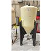 Image 1 : 60 GALLON CONE BOTTOM TANK WITH PLASTIC STAND, SPIGOT & HARDWARE