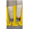 Image 2 : 3 YELLOW INDUSTRIAL 37"H BOLLARDS